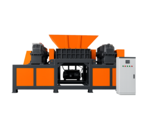 Machine Double Shaft Shredder Open Hopper Type